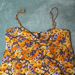 H&M Floral Flowy Sun Dress